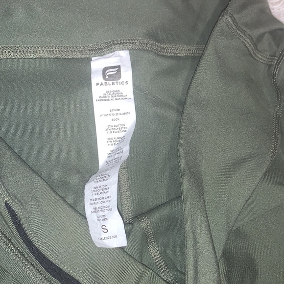 🌟Fabletics Army Green High Waisted Leggings🌟 - Picture 3 of 3
